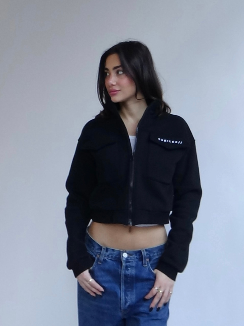 Bomber Jacket -Noir jais-