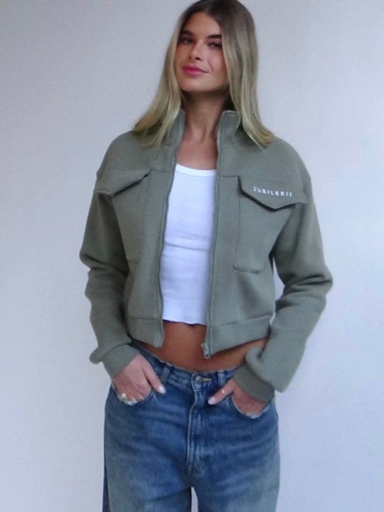 Bomber Jacket -Vert olive mat-